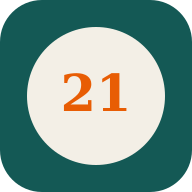 21.com logo